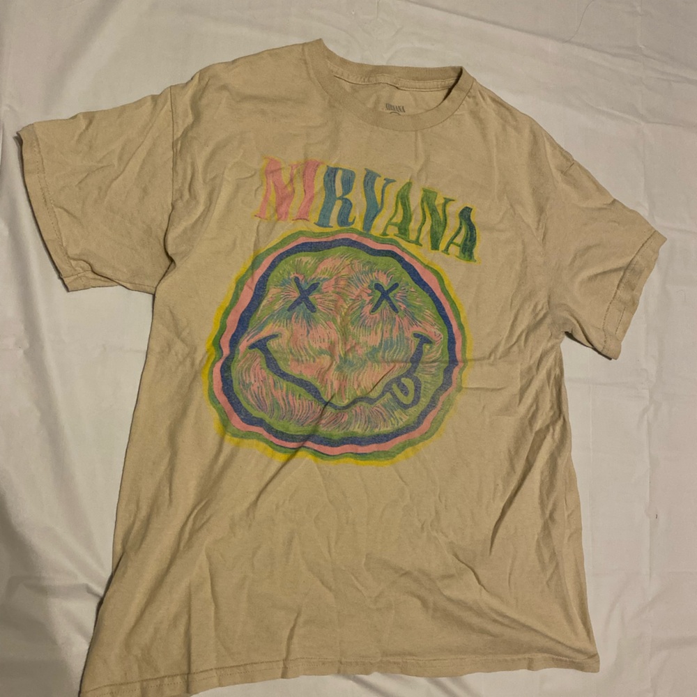 NIRVANA Beige T-Shirt